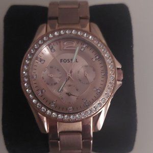 Fossil Woman's Rose Gold Watch